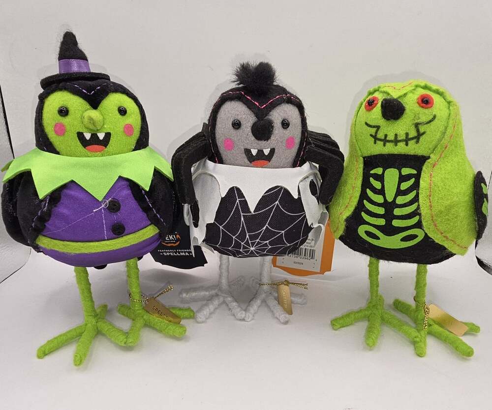 2024 Hyde & Eek Featherly Friends Spellma X-Ray Skitter Target Birds
